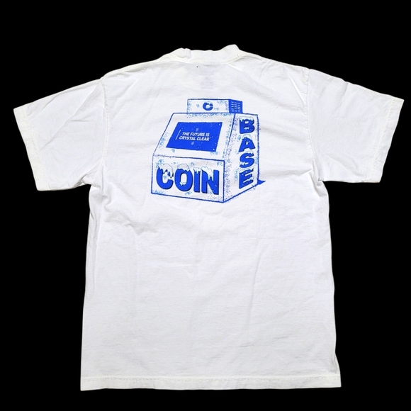 Coinbase Winter Collection Men's T-shirt Sz M - Picture 1 of 7